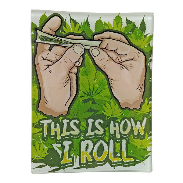 Rolling Tray Glass 160x120mm This Is How I Roll