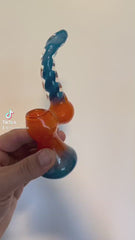 Twisted Inside Out Frit Bubbler 6