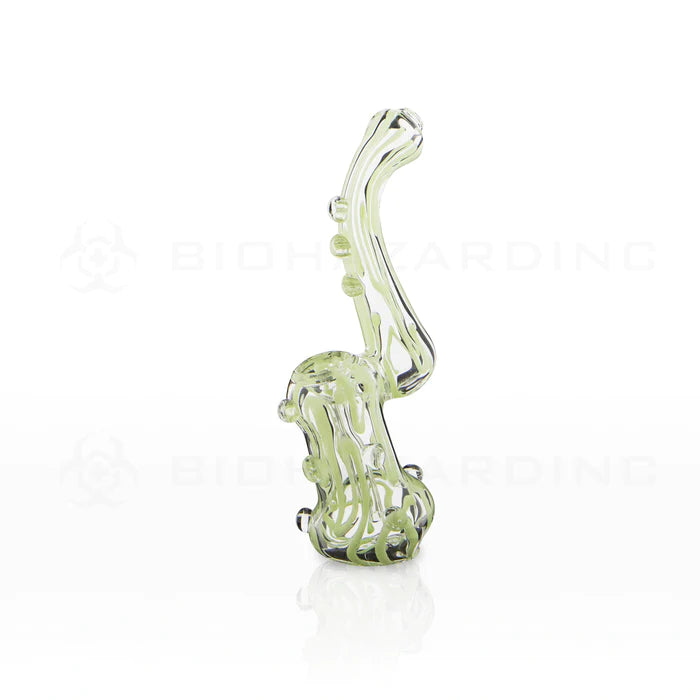 Sherlock Glass Bubbler Marbles 5" - Slyme Green