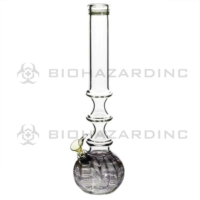 Three Ring Water Pipe 14" Black