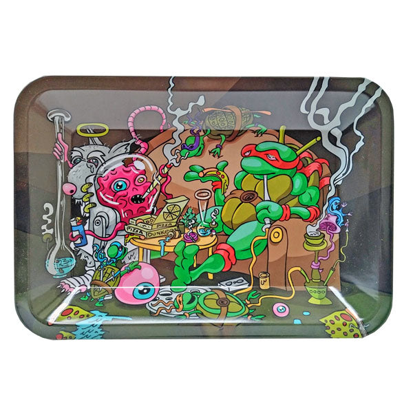 Rolling Tray Metal Ninja Turtles Couch