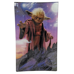 Rolling Tray Glass Yoda By Moonlight