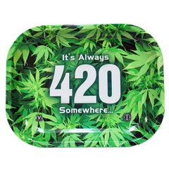 Rolling Tray Metal  420 Green