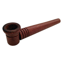 Pipe Wooden 2pce Brown 95mm